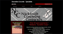 Desktop Screenshot of nickbuiltconcreting.com.au
